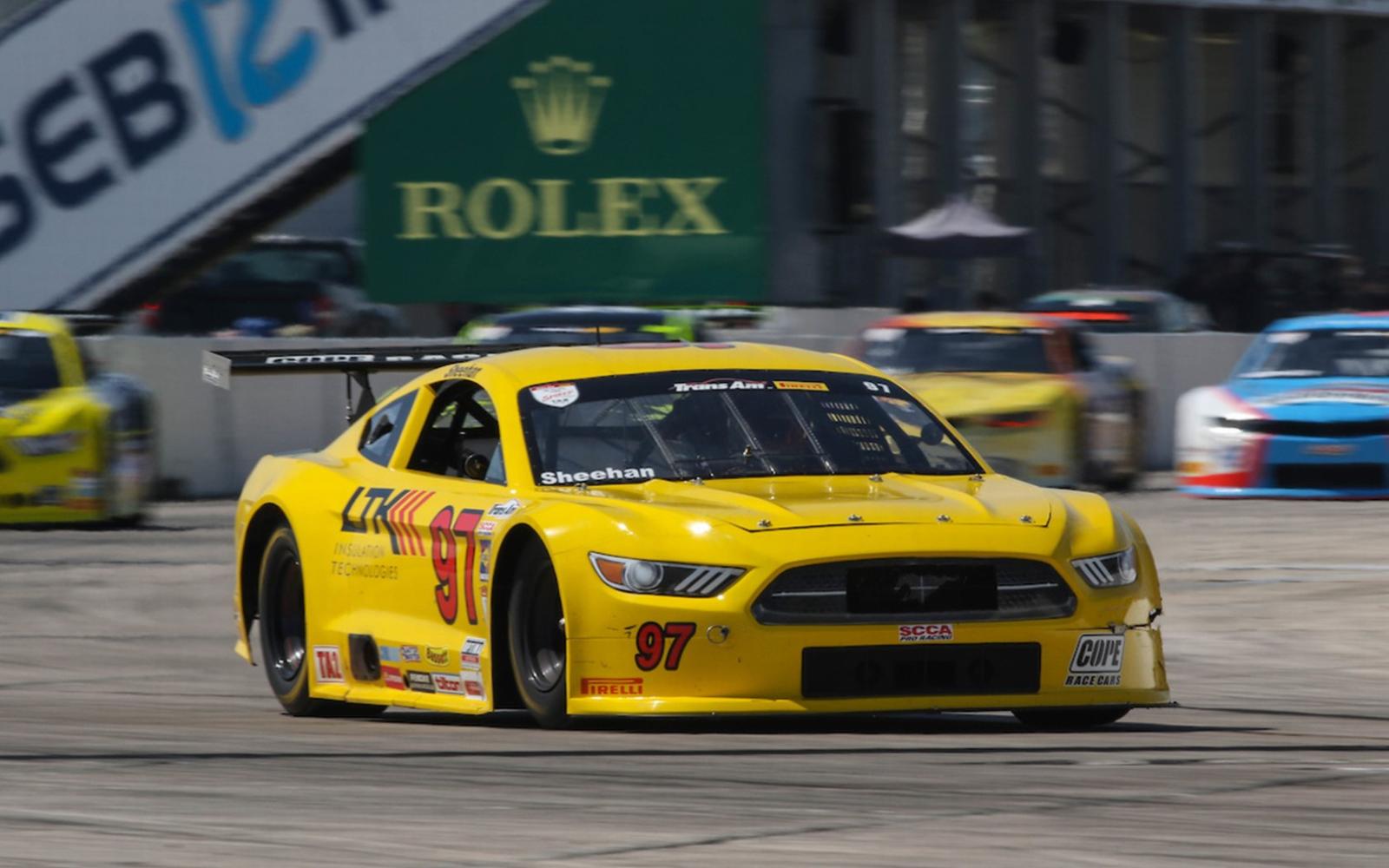 Rough Contact Costs Pacey Sheehan After Early Gains at Sebring